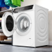 Стиральная машина с фронтальной загрузкой Bosch WGB256A0ME, Serie 8, белая, 10 кг, 1600 об/мин, инверторная