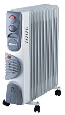 Масляный радиатор CENTEK CT-6204, белый