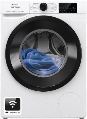 Стиральная машина Gorenje WPNEI72SA1SWIFI/C, белая, 7 кг, 1200 об/мин, 15 программ, инверторная 