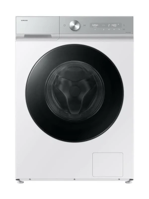 Стирально-сушильная машина Samsung WD11DB8B85GHLP, белая, 11/6 кг, с паром, 1400 об/мин, инверторная