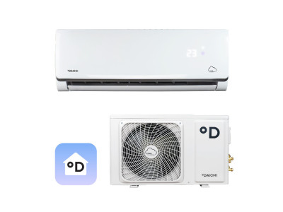 Сплит-система DAICHI A25AVQ2_UNL/A25FV2_UNL, 25 м², бесшумная работа, режим размораживания