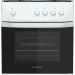 Газовая плита Darina C1001W, эмалированная, 4 конфорки, 50 л, поворотные переключатели, традиционная очистка