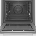 Электрический шкаф Bosch HBG5780W0, белый, Serie 6, пиролитическая очистка, 10 режимов, утапливаемые переключатели