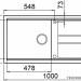 Кухонная мойка Elleci Best 480 Titanium M73