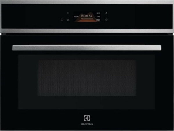 Встраиваемая микроволновая печь Electrolux EVM8E08X, 42 л, 1000 Вт, гриль, дисплей