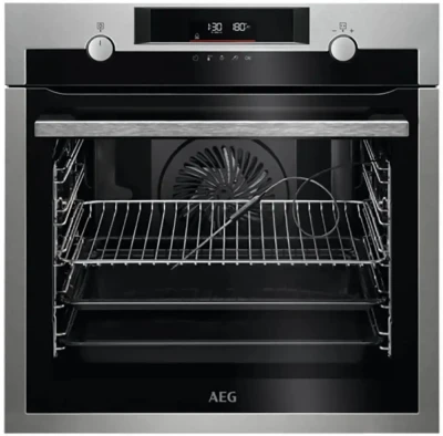 Духовой шкаф AEG BPE546360M, нержавеющая сталь, пиролитическая режимов, 9 режимов, 71  л