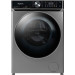 Стиральная машина БИРЮСА WM-SC914/15 S, хромированный металлик, 9 кг, фронтальная загрузка, 1400 об/мин, 14 программ, дозагрузка белья, с паром, инверторная