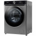 Стиральная машина БИРЮСА WM-SC914/15 S, хромированный металлик, 9 кг, фронтальная загрузка, 1400 об/мин, 14 программ, дозагрузка белья, с паром, инверторная