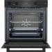 Духовой шкаф Hotpoint HSTFD 1232 JS BLG, объем духовки 72 л, телескопические направляющие, часы
