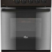 Кухонная плита Flama RK 2211 B, комбинированная, конфорки: 2 газовые, 2 электрические, эмалированная, электрическая духовка, 50 л