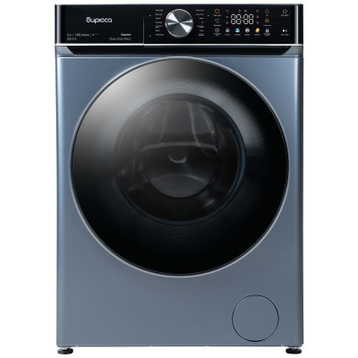 Стиральная машина БИРЮСА WM-SC914/15 W, перламутровый синий, 9 кг, 1400 об/мин, инверторная, с паром,  14 программ