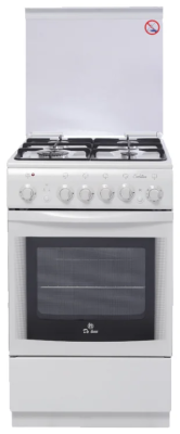 Комбинированная плита De Luxe 5040.20гэ, белый