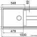 Кухонная мойка Elleci Best 480 Kera 96