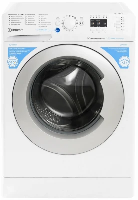 Стиральная машина INDESIT BWSA 7109 WSV RU, белый, фронтальной загрузкой, с паром, 7кг, 1000об/мин, инверторная, 14 программ 