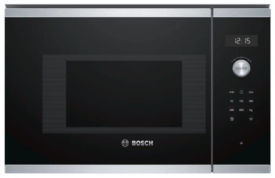 Микроволновая печь Bosch BFL524MS0, Serie 6, встраиваемая, 20 л, черная, ВхШхГ 38.2x59.4x31.7 см