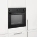 Духовой шкаф Weissgauff EOV 206 SB Black Edition, чёрный,  64 л, эмаль легкой очистки, переключатели поворотные