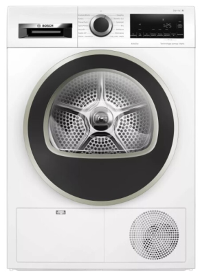 Сушильная машина BOSCH WQG2410EPL, Serie 6, A++,  отдельностоящая, 14 программ сушки, конденсационная, загрузка 9 кг, электронное управление