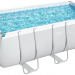 Бассейн Bestway Rectangular Power Steel Frame 56241/56456 серый