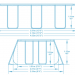 Бассейн Bestway Rectangular Power Steel Frame 56241/56456 серый