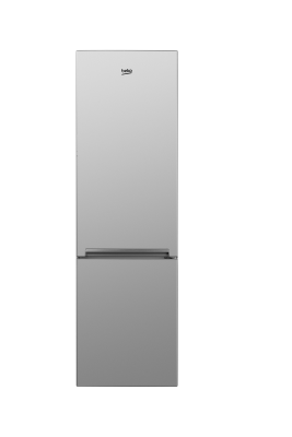 Холодильник BEKO RCNK310KC0S, двухкамерный, серебристый, A+, электронное управление, 276л, No Frost