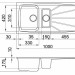 Кухонная мойка Elleci Living 475 Antracite 59