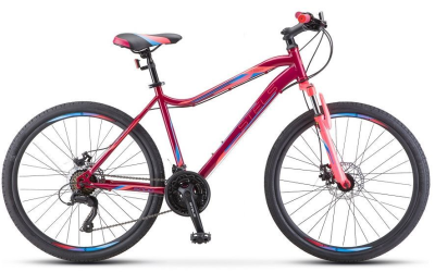 Велосипед STELS Miss-5000 MD 26" V020*LU096322*LU089358 *18" Вишнёвый/розовый
