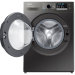 Стиральная машина Samsung WW80AAS20AX/LP, инокс/черный люк