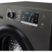 Стиральная машина Samsung WW80AAS20AX/LP, инокс/черный люк