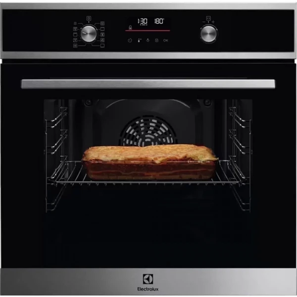 Электрический духовой шкаф Electrolux COF6P76BX, чёрный, пиролитическая очистка, 65 л, 9 режимов