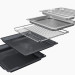 Духовой шкаф Neff B64FS31N0, чёрный, 71 л, с паром, сенсорные Full Touch Control, 22 режима, EcoClean