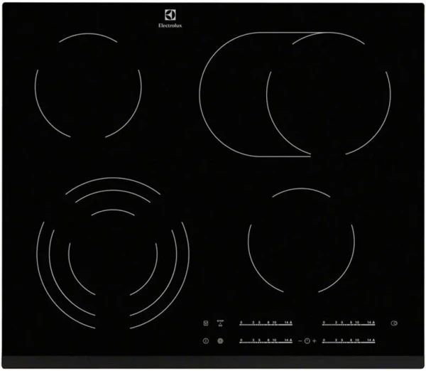 Электрическая варочная панель Electrolux EHF6547FXK, 4 конфорки стеклокерамика, черный Электрическая варочная панель Electrolux EHF6547FXK, 4 конфорки стеклокерамика, черный