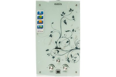 Водонагреватель проточный газовый Oasis GLASS 20 ZG(R)