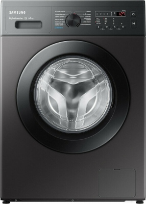 Стиральная машина Samsung WW65AG4S20CXLP, тёмно-серая,  6.5кг, 1200об/мин, инверторная, с фронтальной загрузкой, с паром