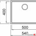 Кухонная мойка Elleci Quadra 105 Undermount Avena 51