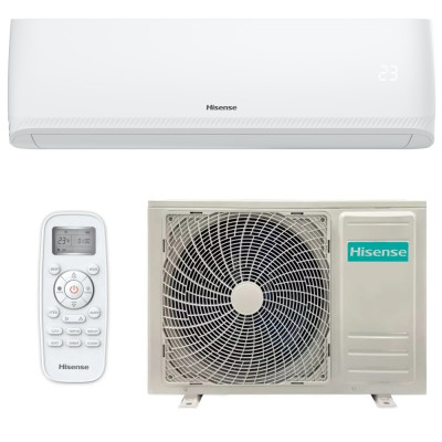 Инверторная сплит-система Hisense серии CITY DC Inverter AS-07UW4RYRCM00, 22 м², I Feel, ночной режим, Dimmer