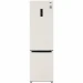 Холодильник LG GC-B509MLWM, бежевый, No Frost, инверторный, с нижней морозильной камерой