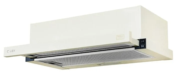 Кухонная вытяжка LEX Hubble 500 (слоновая кость light)