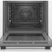 Электрический духовой шкаф Bosch HBG517EB0R, Serie 6, чёрный, утапливаемые переключатели, 7 режимов, AquaClean, телескопические направляющие