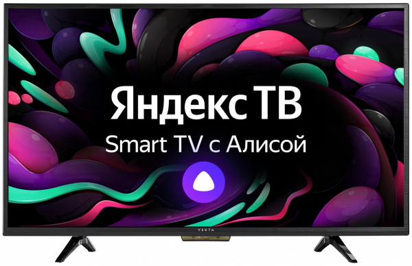 39" Телевизор VEKTA LD-39SR4815BS LED, HDR (2021) на платформе Яндекс.ТВ, черный