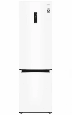 Холодильник LG GC-B509MQWM, белый, No Frost, инверторный, с нижней морозильной камерой
