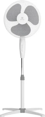 Вентилятор напольный ROYAL CLIMA RSF-1601M-WT, 3 скорости, мощный 45 Вт, белый