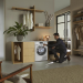 Сушильная машина Miele TEF775WP EcoSpeed & 8kg Lotus White, белый лотос