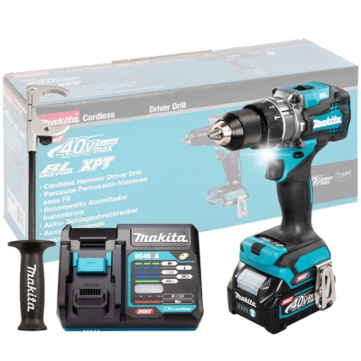 Ударная дрель-шуруповерт Makita HP001GM101 (с 1-м АКБ)