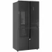 Холодильник Weissgauff WCD 450 Inox Glass NoFrost Inverter, 468 л, No Frost, 83х183.40х66.20 см
