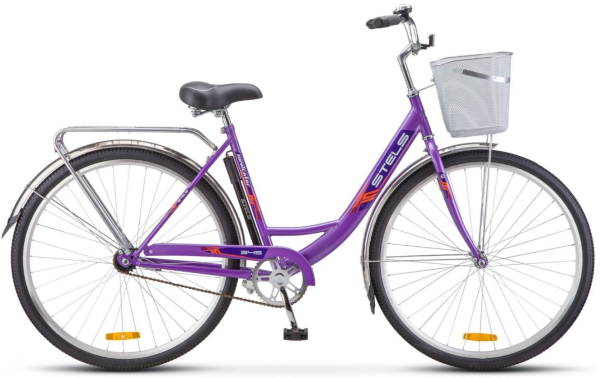 Велосипед STELS Navigator-345 28" Z010*LU085343*LU093787 *20" Пурпурный +корзина