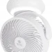 Вентилятор ROYAL CLIMA RSF-0701E-WT, настольный портативный бесшумный мини с подсветкой, зарядка USB, белый