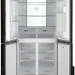 Холодильник Weissgauff WCD 450 White Rock Glass NoFrost Inverter, 413 л, внешнее покрытие-металл, размораживание - No Frost, дисплей, 75.9 см х 191.2 см х 60 см