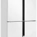 Холодильник Weissgauff WCD 450 White Rock Glass NoFrost Inverter, 413 л, внешнее покрытие-металл, размораживание - No Frost, дисплей, 75.9 см х 191.2 см х 60 см