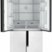 Холодильник Weissgauff WCD 450 White Rock Glass NoFrost Inverter, 413 л, внешнее покрытие-металл, размораживание - No Frost, дисплей, 75.9 см х 191.2 см х 60 см
