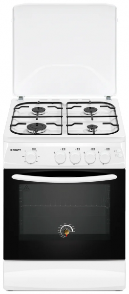 Газовая плита KRAFT KF-FSK6407AGWI, белый
